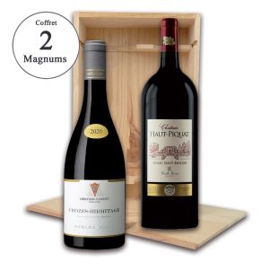 Coffret Magnums de Crozes-Hermitage et Lussac-Saint-Emilion