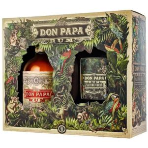 Coffret Rhum Don Papa 7 ans + Jeu de cartes